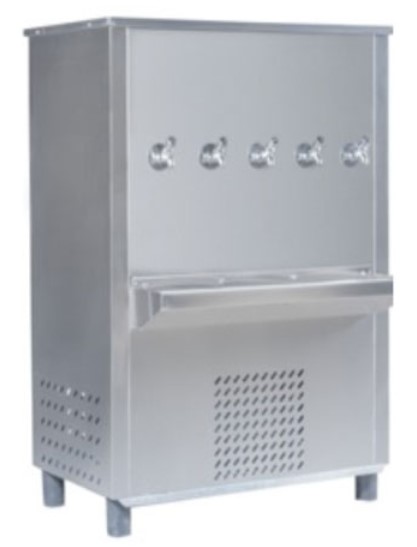 Export Water Cooler DC-150T5 150 USG 5 Tap Stainless Steel